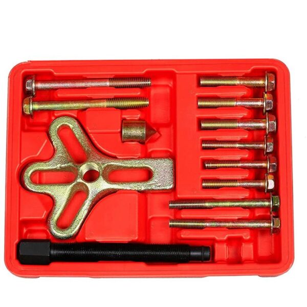 Crankshaft Pulley Puller Steering Wheel Puller and Flywheel Puller remove kit 13 pcs